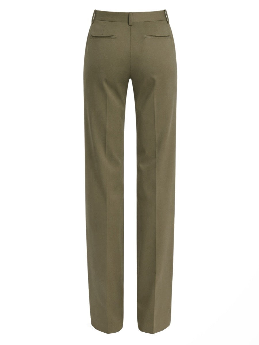 Victoria Beckham Women's Straight Pants Green