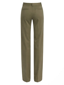 Victoria Beckham Women's Straight Pants Green