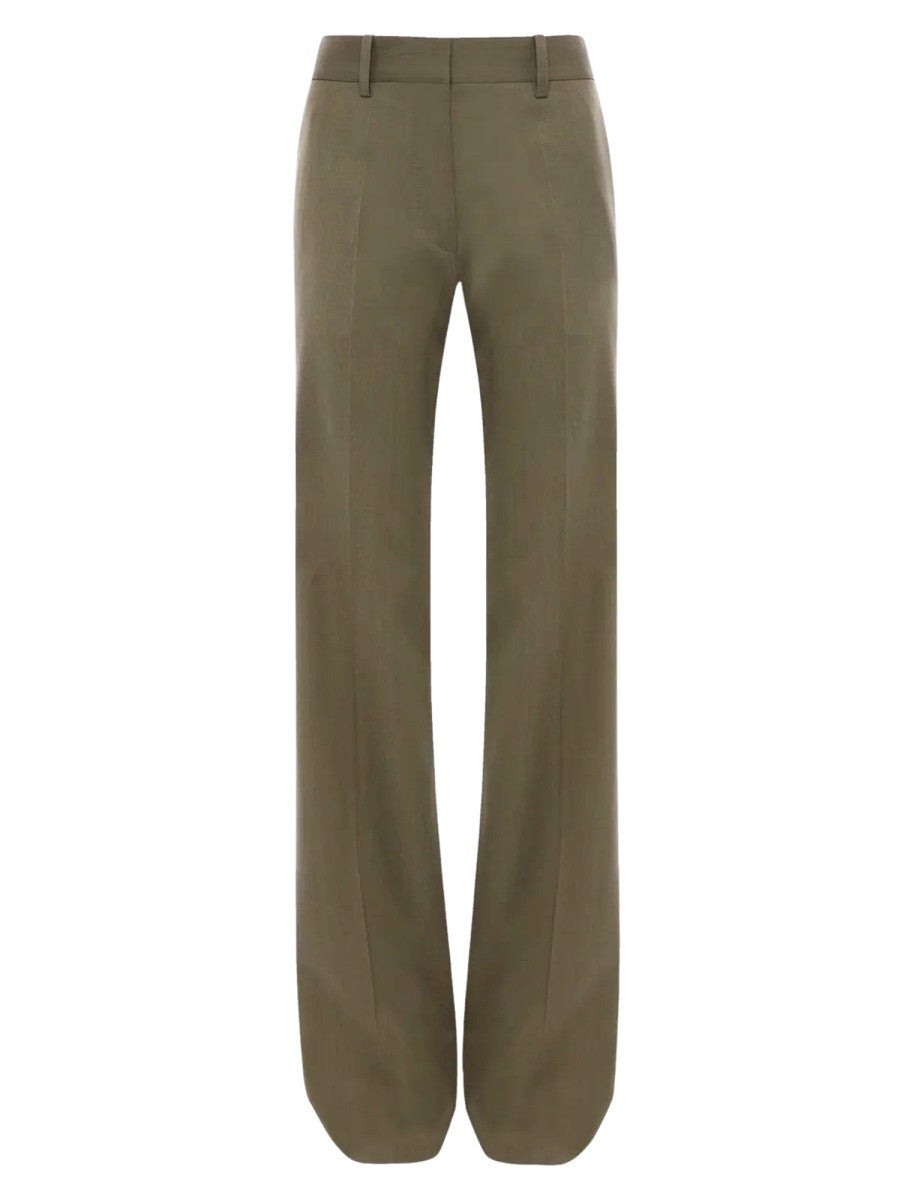 Victoria Beckham Women's Straight Pants Green