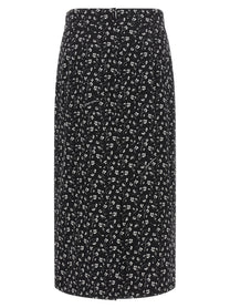 Dolce&amp;Gabbana Straight Skirt White