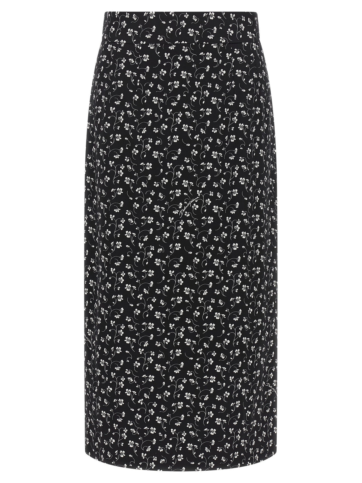 Dolce&amp;Gabbana Straight Skirt White