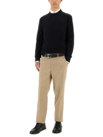 Zegna Men's Straigth Leg Pants Beige