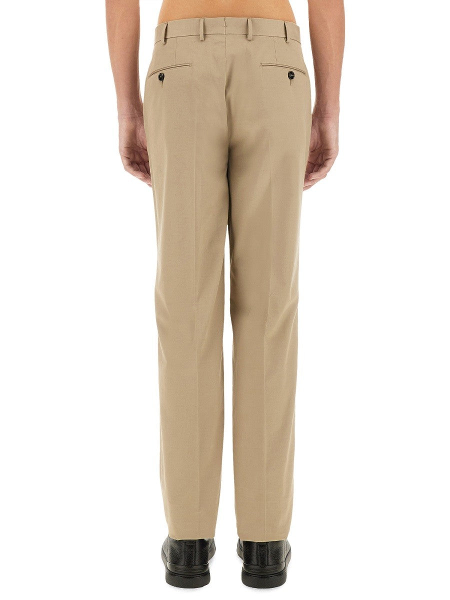 Zegna Men's Straigth Leg Pants Beige