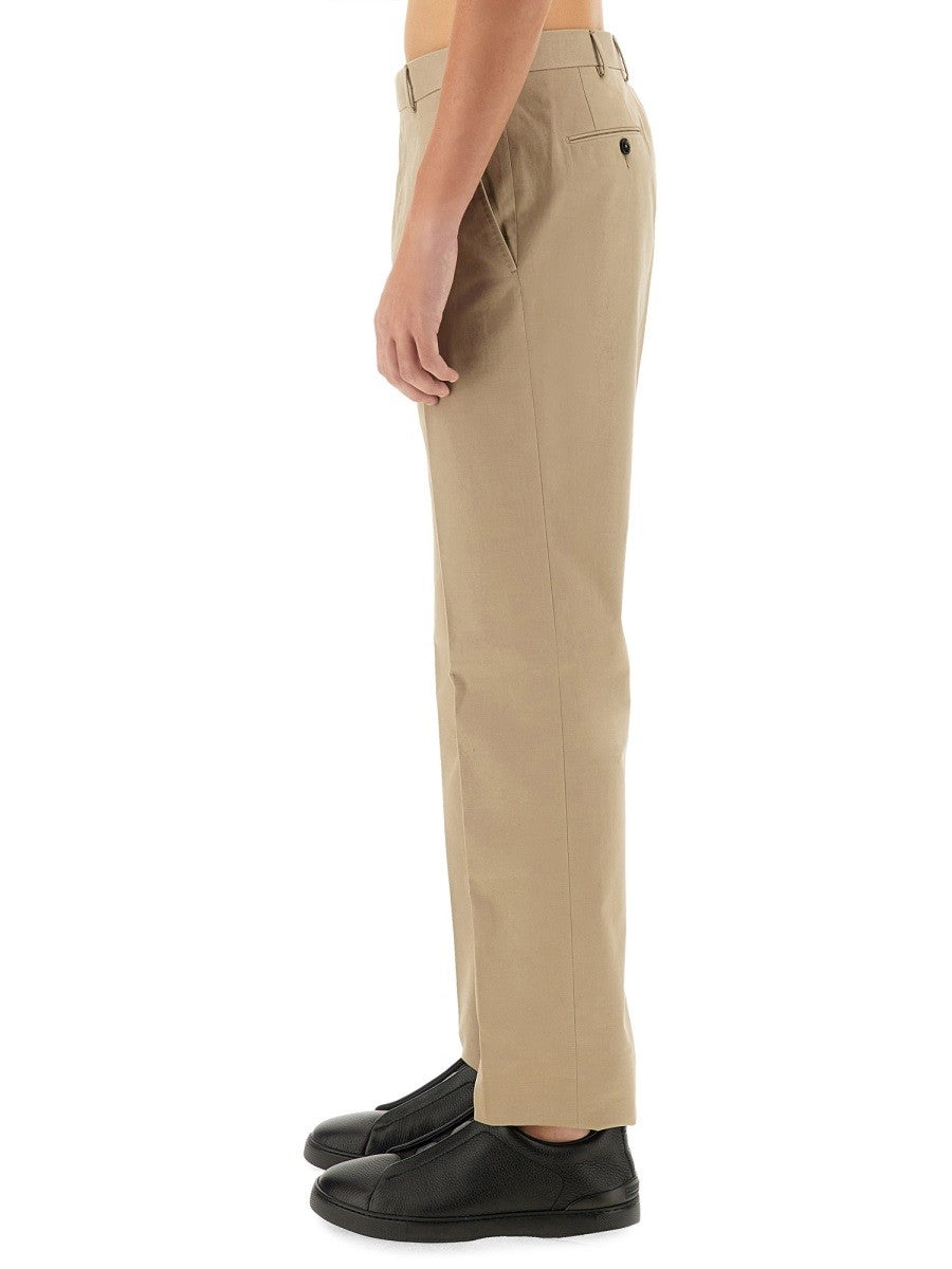 Zegna Men's Straigth Leg Pants Beige