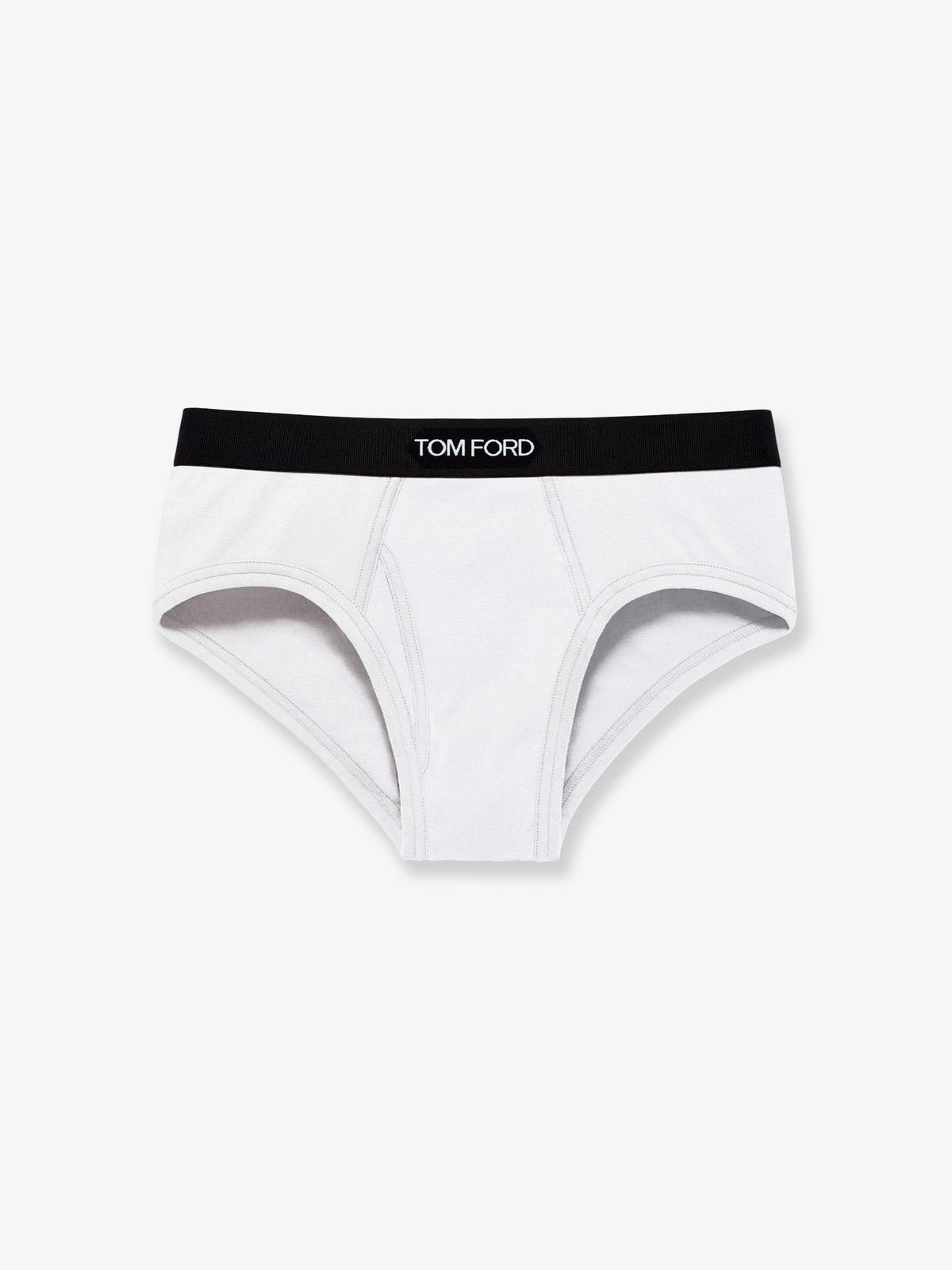 Tom Ford Men's Stretch Cotton Briefs White