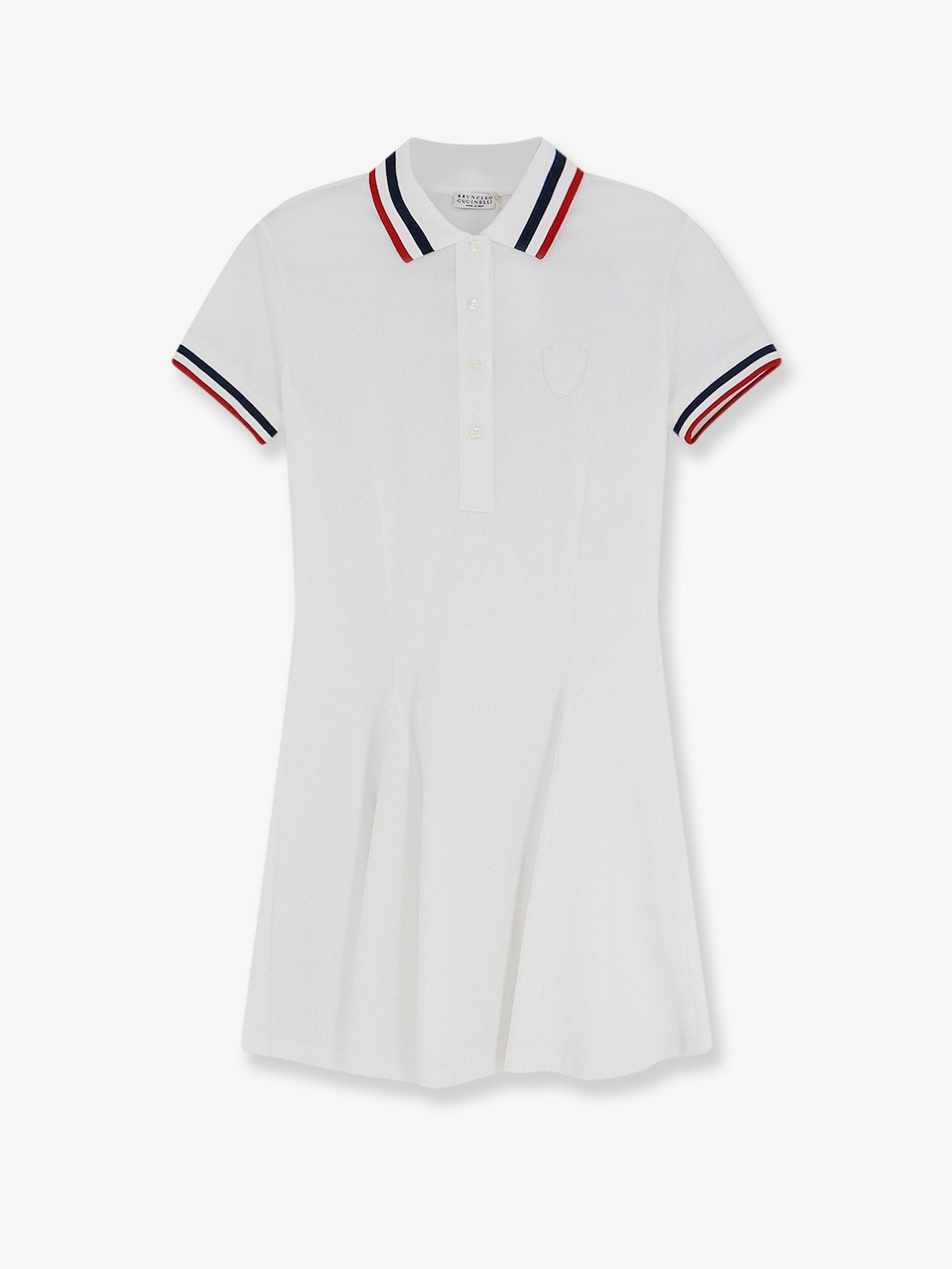 Brunello Cucinelli Women's Embroidery Tennis Dress White