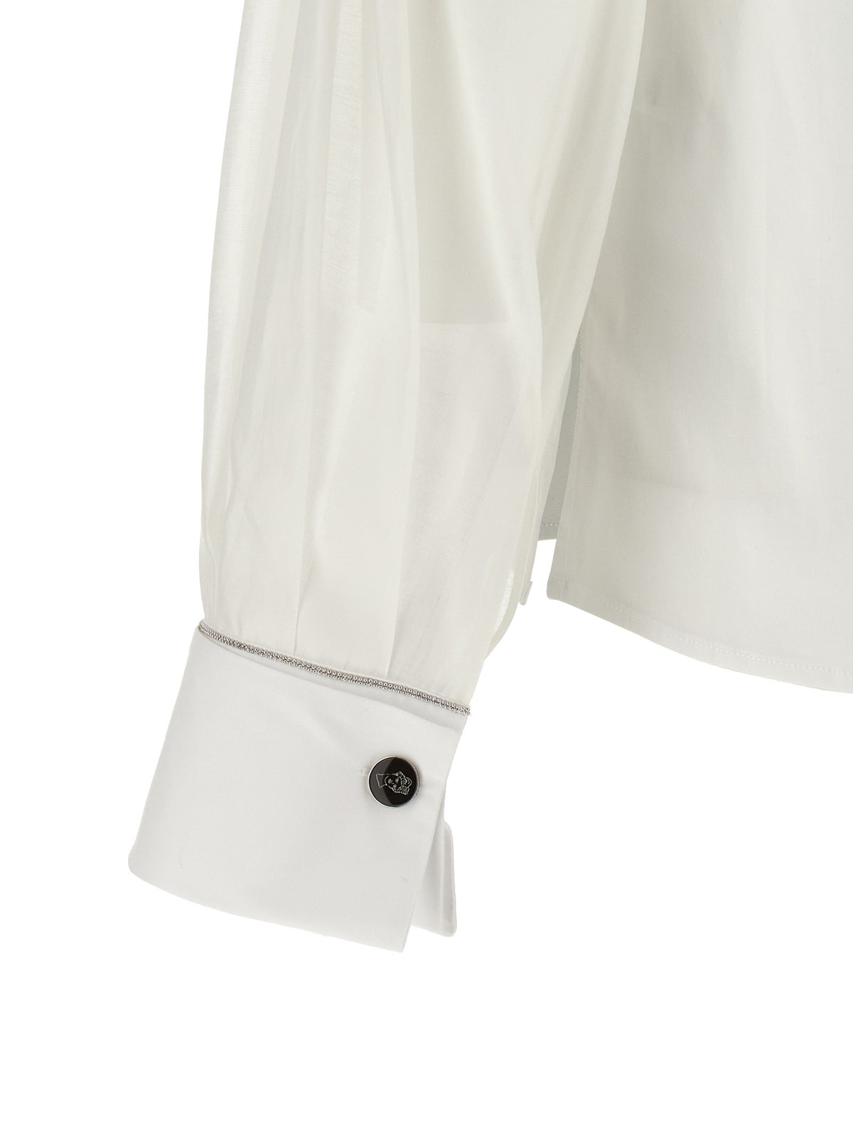Peserico Stretch Cotton Shirt White, view 4