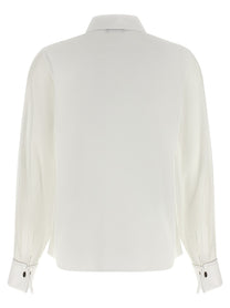 Peserico Stretch Cotton Shirt White, view 2