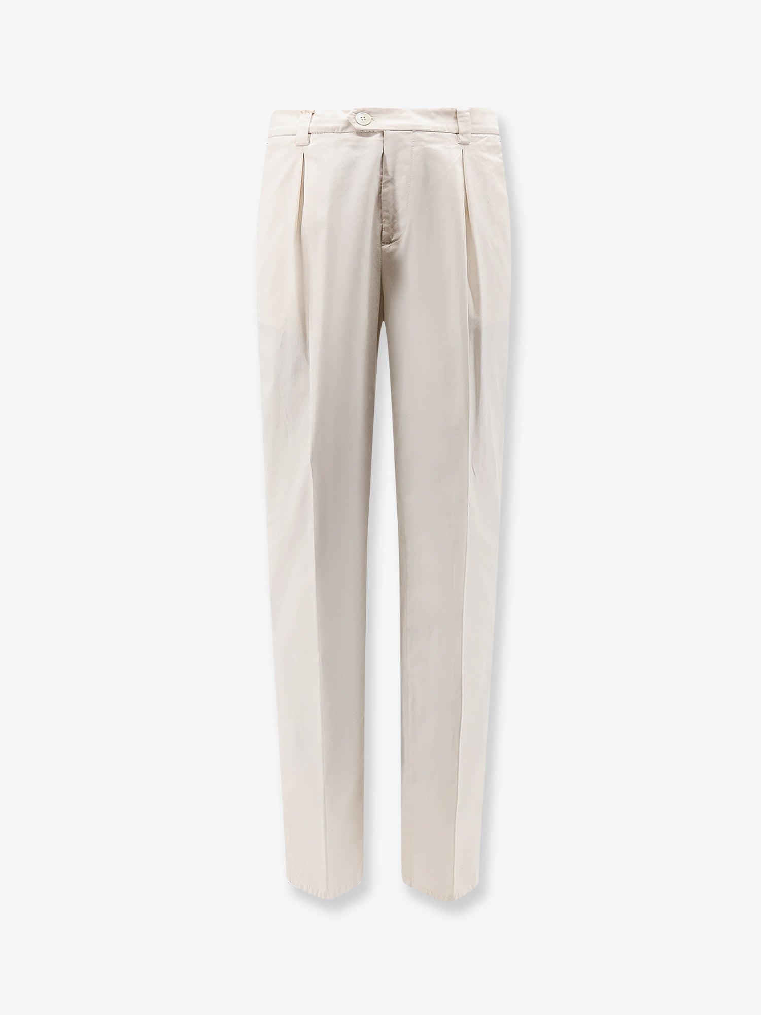 Brunello Cucinelli Men's American Pima Cotton Pants White