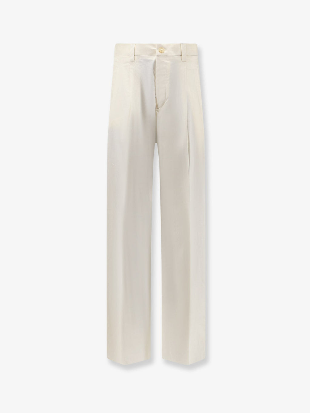 Laneus Men's Stretch Cotton Trousers White