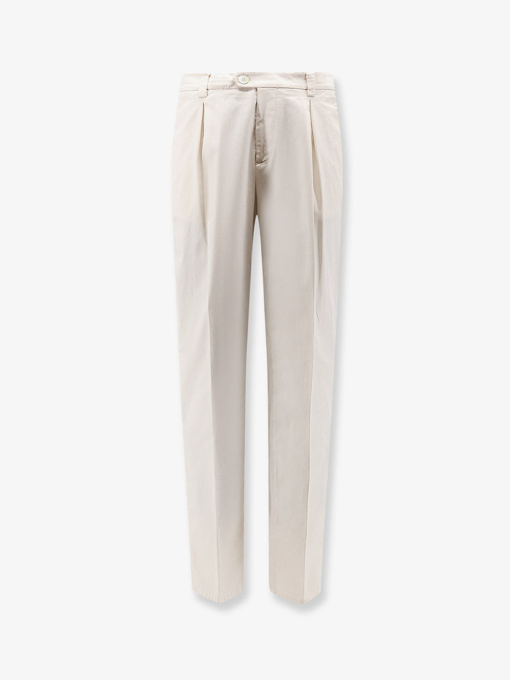 Brunello Cucinelli Men's American Pima Cotton Pants White