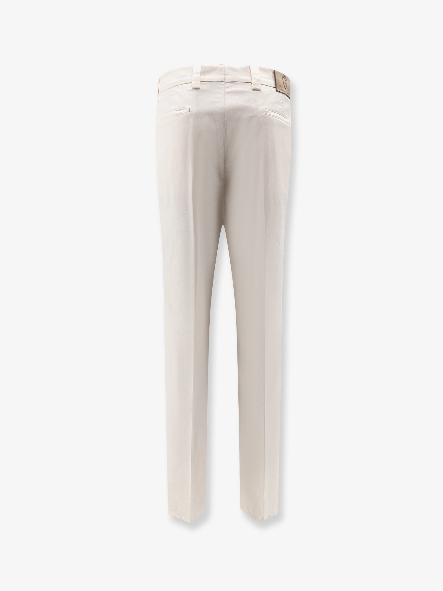 Brunello Cucinelli Men's American Pima Cotton Pants White