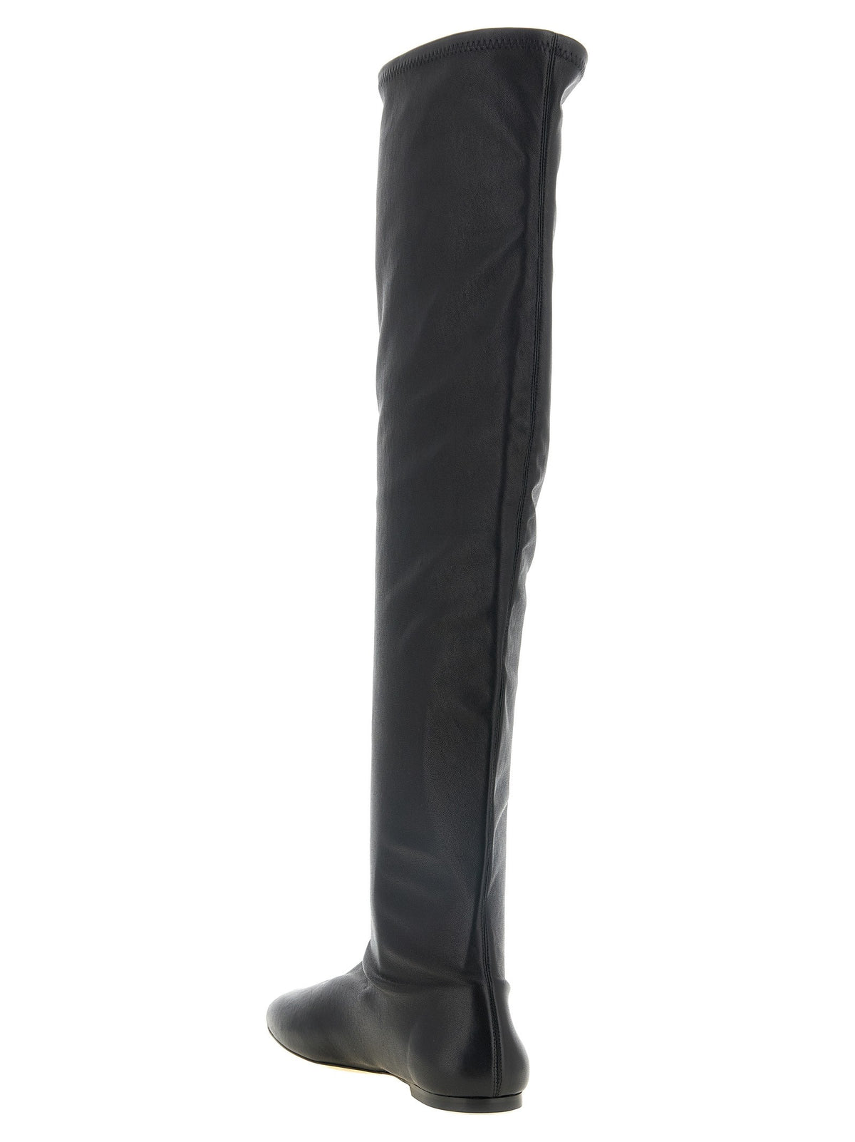 Toteme Stretch Nappa Boots Black, view 3