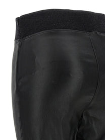 Brunello Cucinelli Stretch Nappa Leather Leggings Black