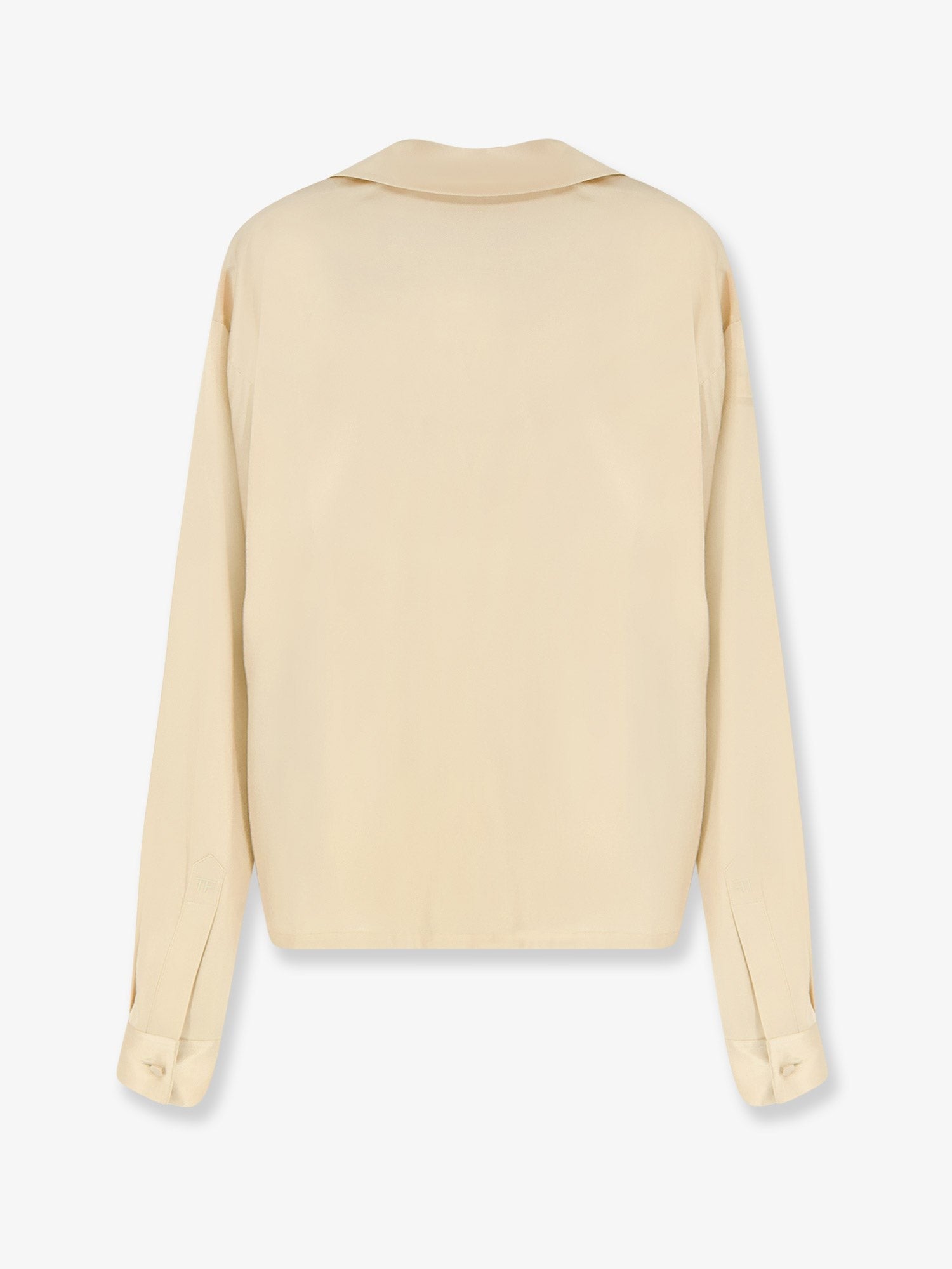 Tom Ford Women's Stretch Satin Shirt Yellow
