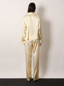 Tom Ford Women's Stretch Satin Shirt Yellow