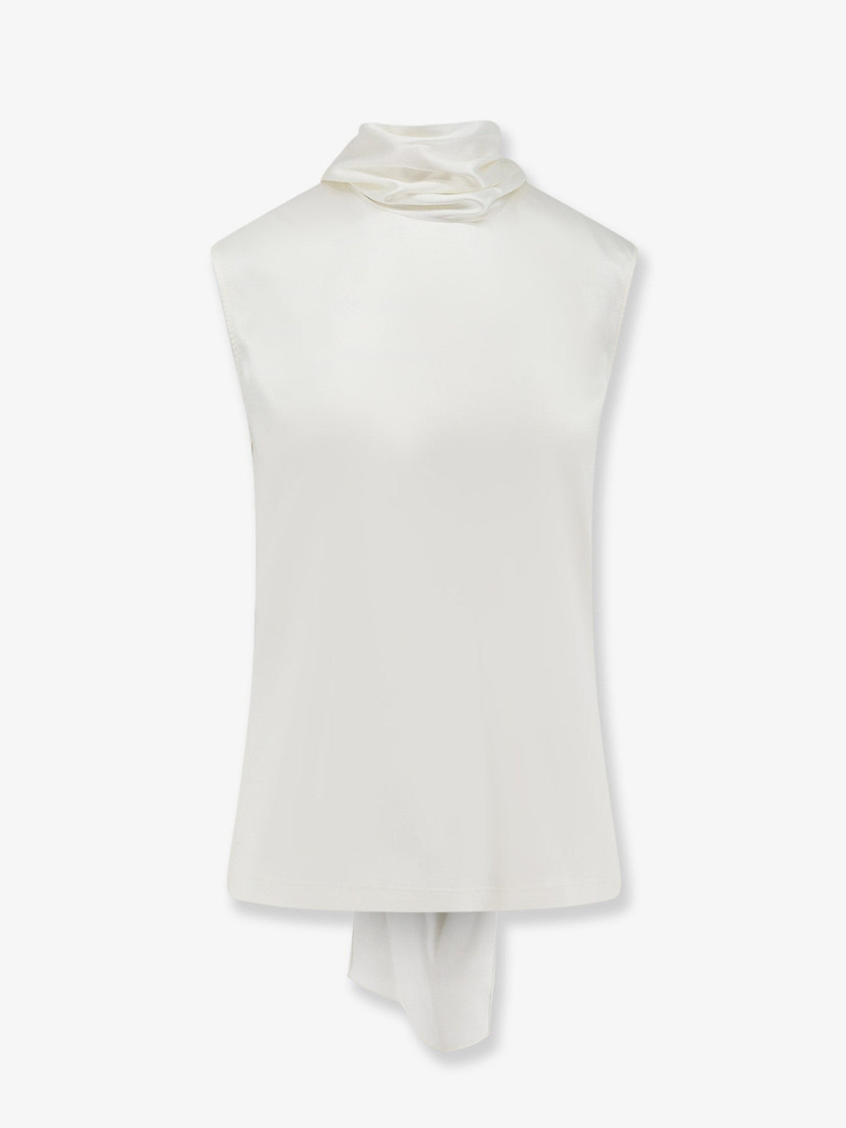Bottega Veneta Women's Stretch Satin Top White