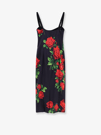 Dolce &amp; Gabbana Women's Stretch Silk Dress Black