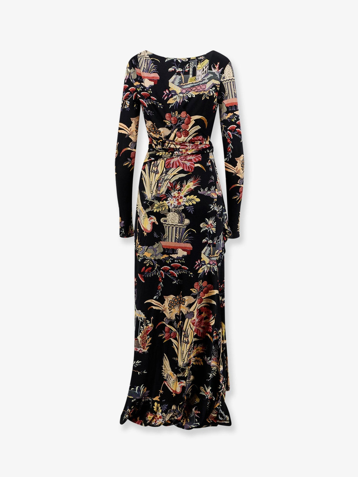 ETRO Women's Stretch Viscose Long Dress Black