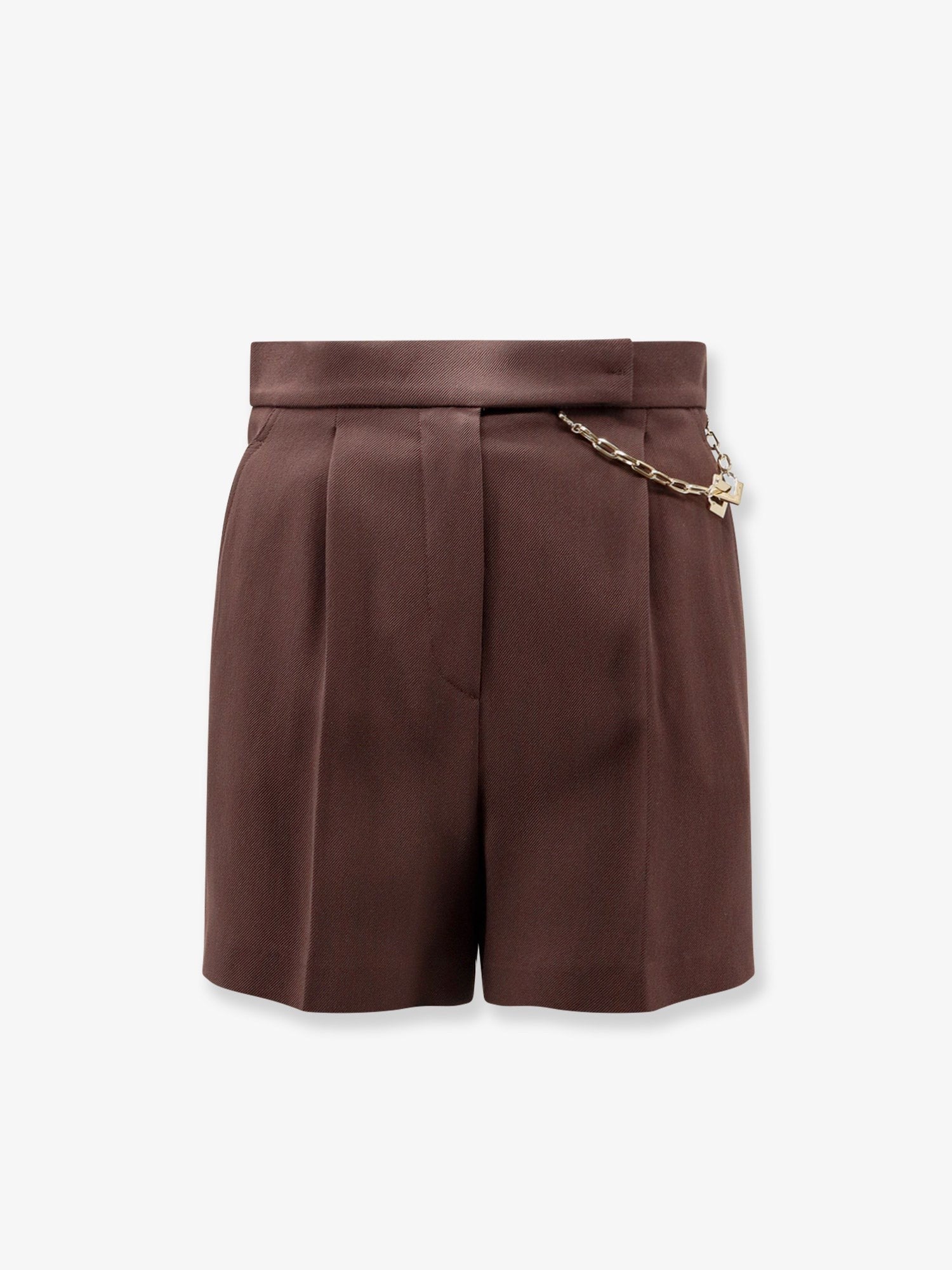 Elisabetta Franchi Women's Stretch Viscose Shorts Brown