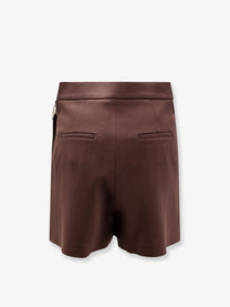Elisabetta Franchi Women's Stretch Viscose Shorts Brown