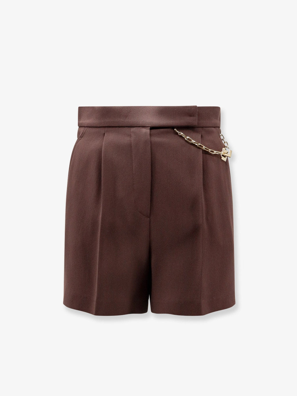 Elisabetta Franchi Women's Stretch Viscose Shorts Brown