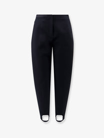 Loewe Women's Stretch Wool Blend Stirrup Trousers Black