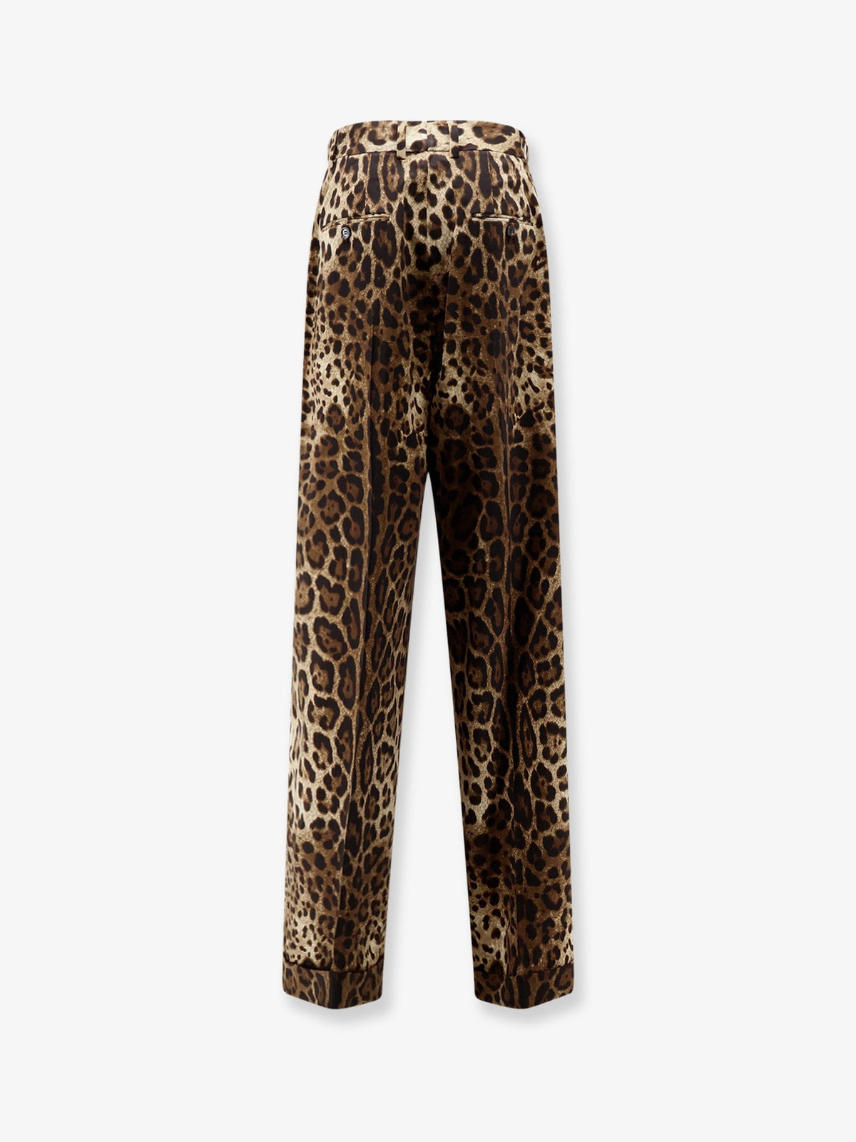 Dolce &amp; Gabbana Women's Stretch Wool Trousers Pattern