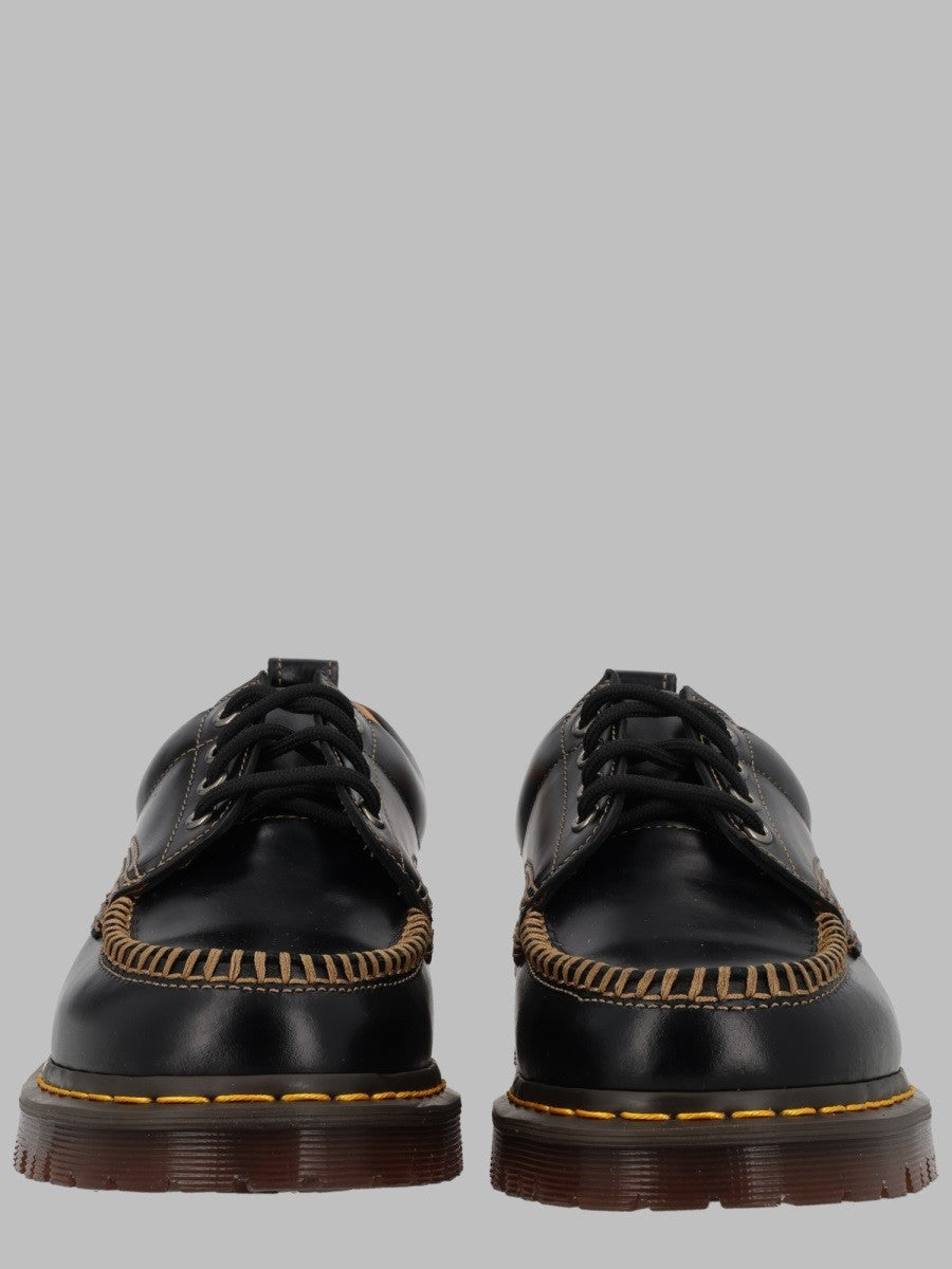 Dr. Martens Men's Stringata Lowell Moc Toe Black