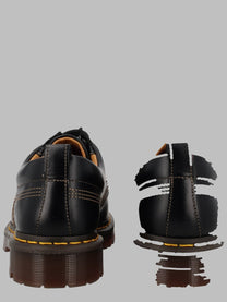 Dr. Martens Men's Stringata Lowell Moc Toe Black