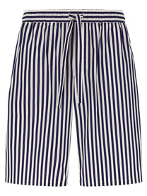 Dolce &amp; Gabbana Striped Bermuda Shorts Blue