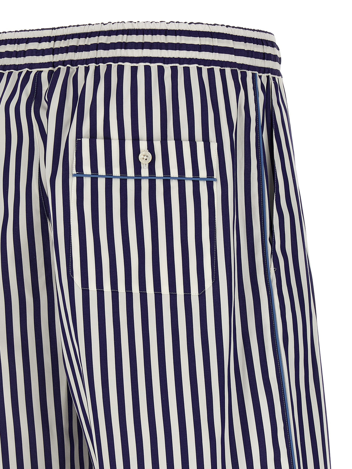 Dolce &amp; Gabbana Striped Bermuda Shorts Blue