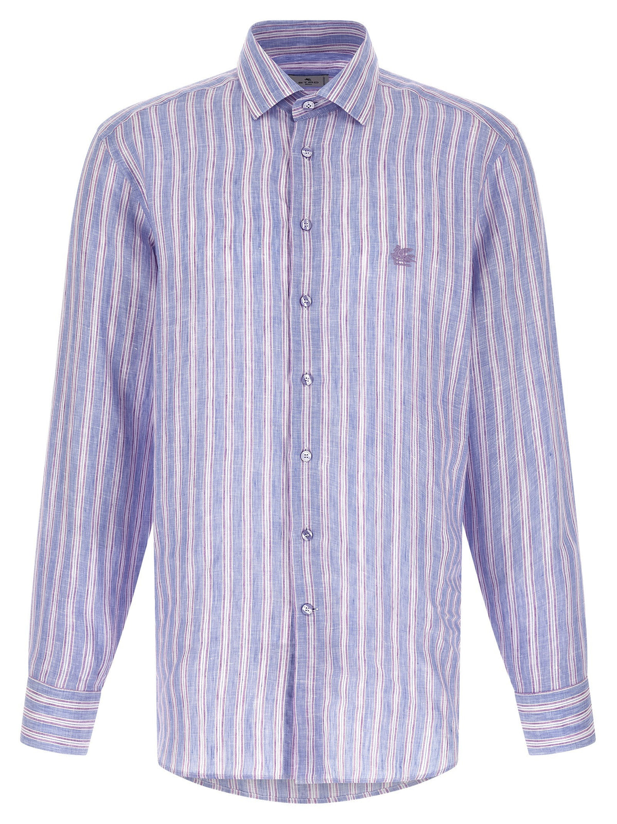 ETRO Striped Linen Shirt Gold