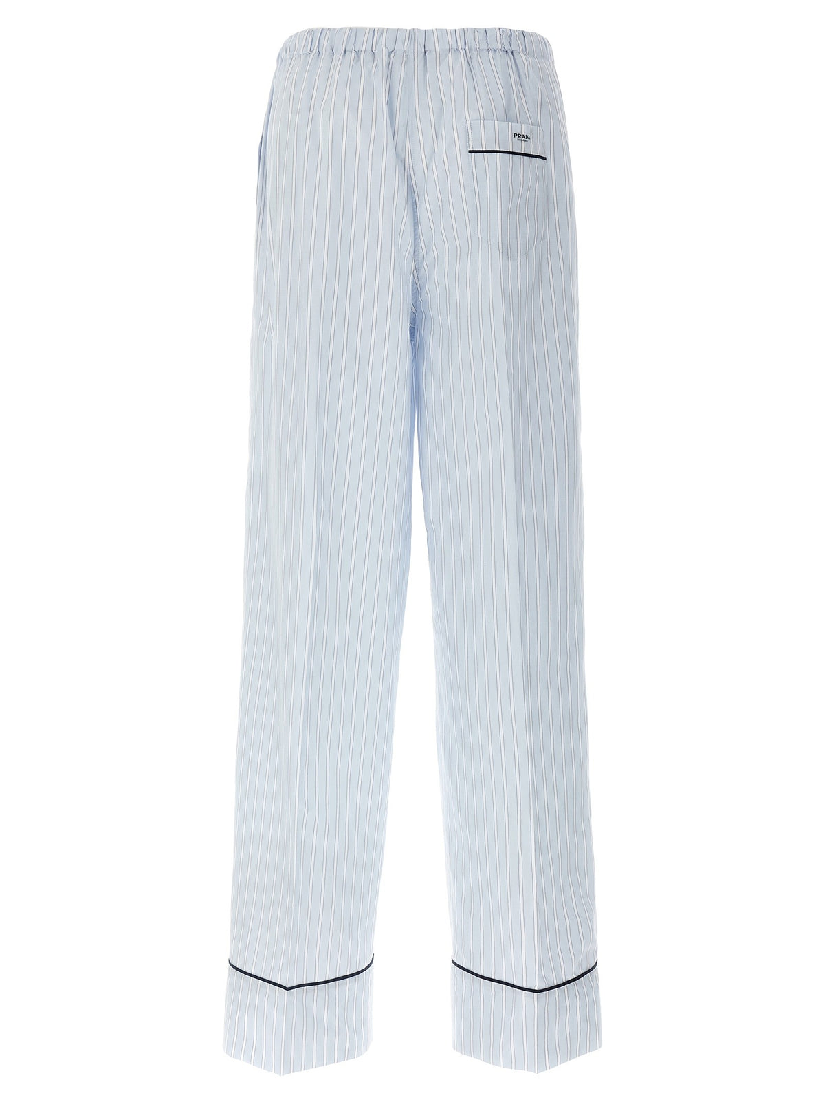 PRADA Striped Pants Blue