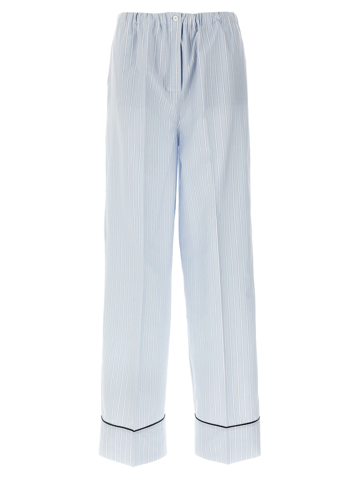 PRADA Striped Pants Blue