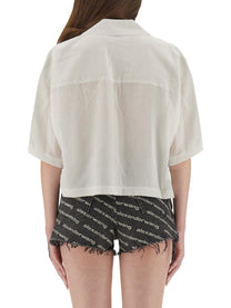 alexanderwang Women's Striped Shirt White