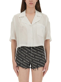 alexanderwang Women's Striped Shirt White