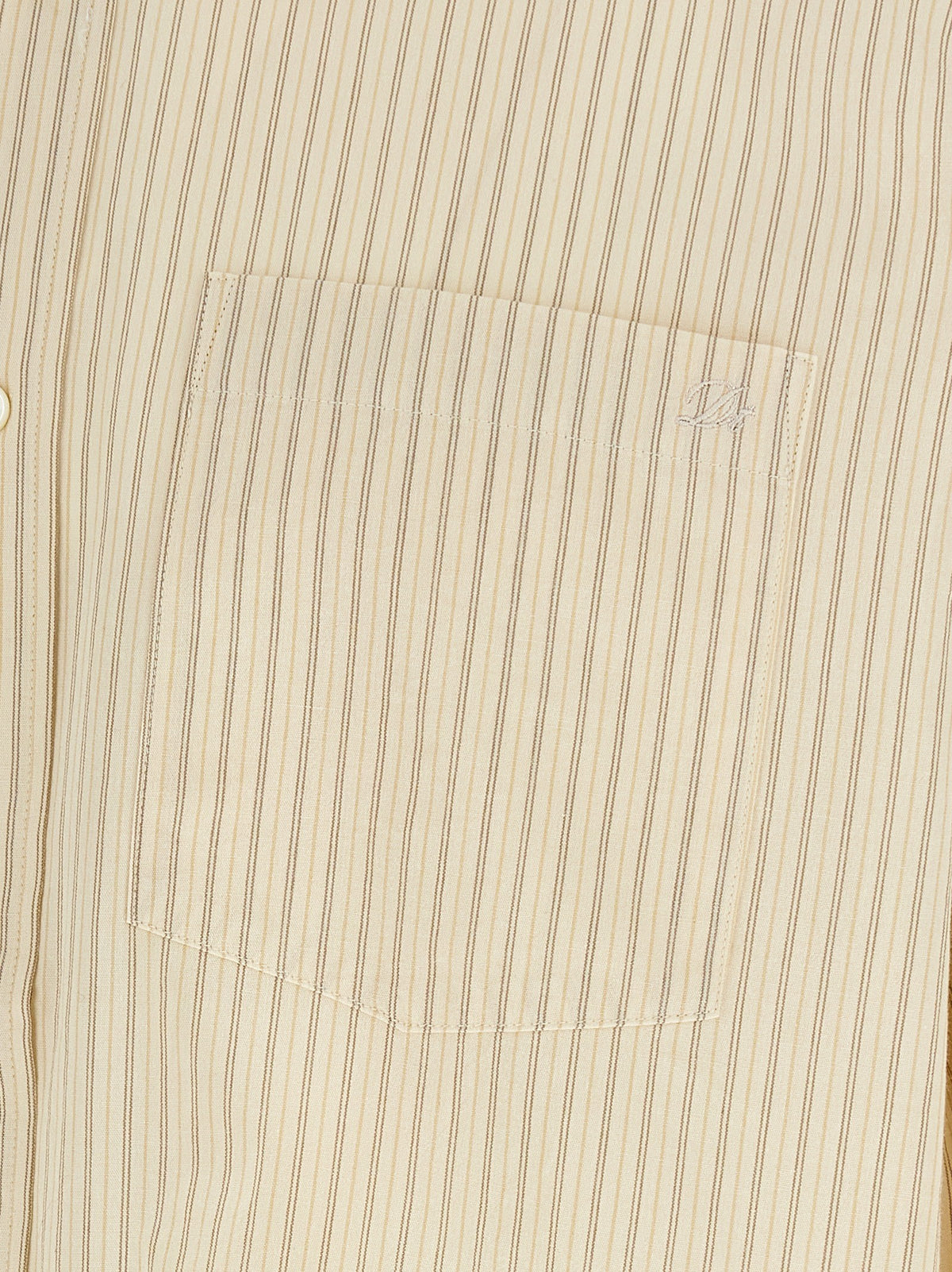 DUNST Striped Shirt Yellow