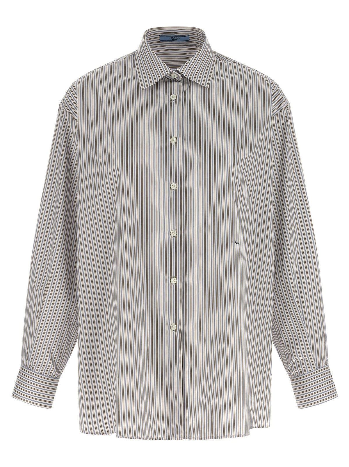 PRADA Striped Shirt Gold