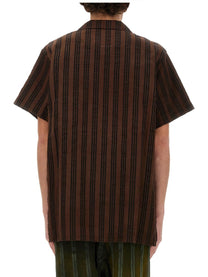 Uma Wang Men's Striped Shirt Multicolor