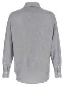 Finamore Striped Shirt Blue, view 2
