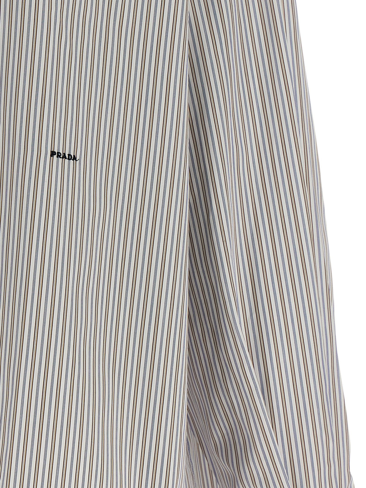 PRADA Striped Shirt Gold