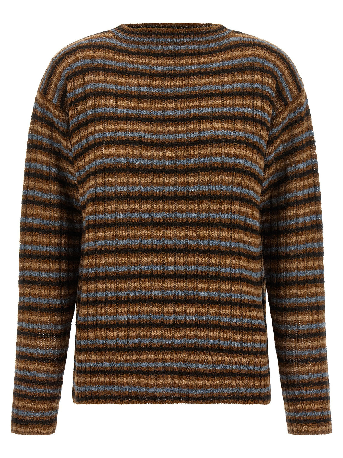 PRADA Striped Sweater Brown