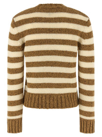 A.P.C Striped Sweater Brown