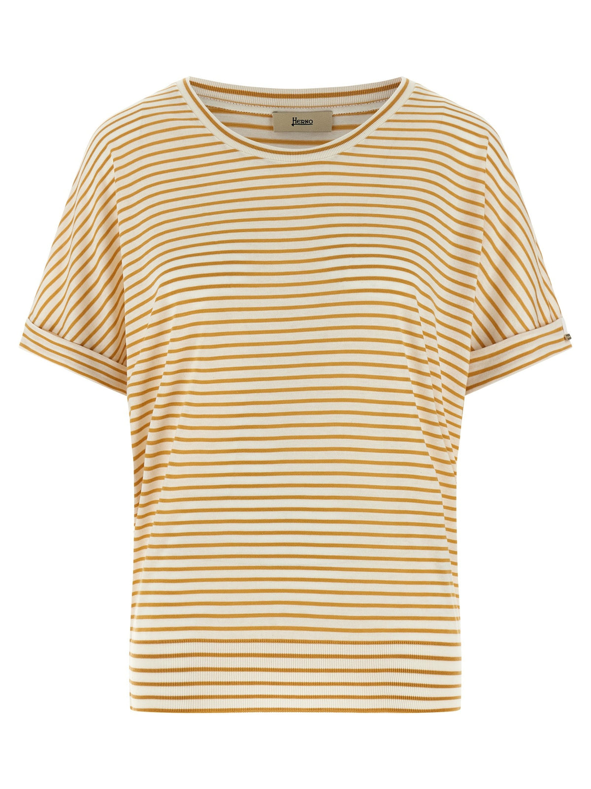 Herno Striped Shirt Yellow