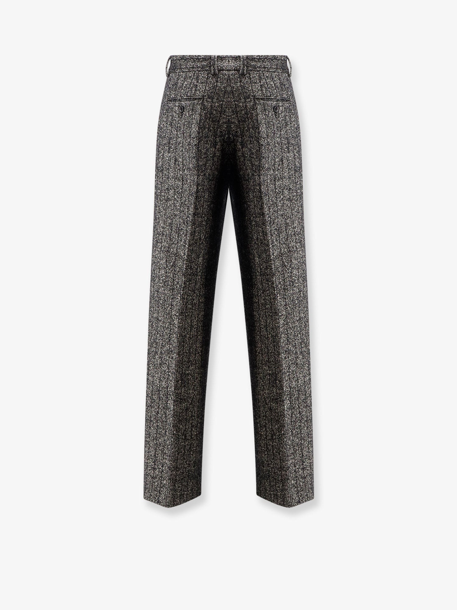Dolce &amp; Gabbana Women's Striped Wool Pants White