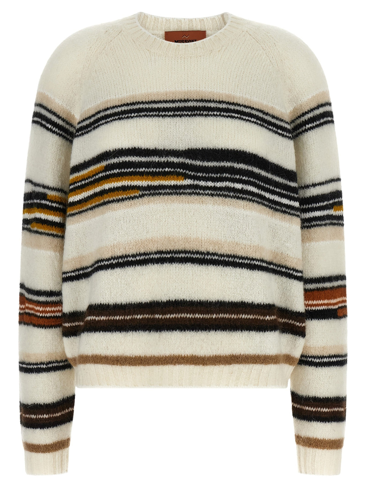 Missoni Stripes Intarsia Sweater White