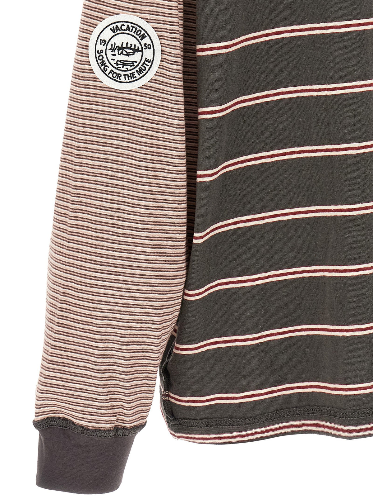 Song For The Mute Stripes Rugby Shirt Gold