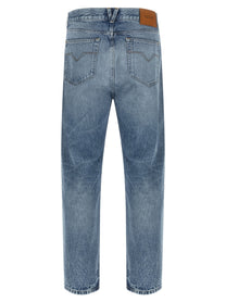 Versace Studded Jeans Blue