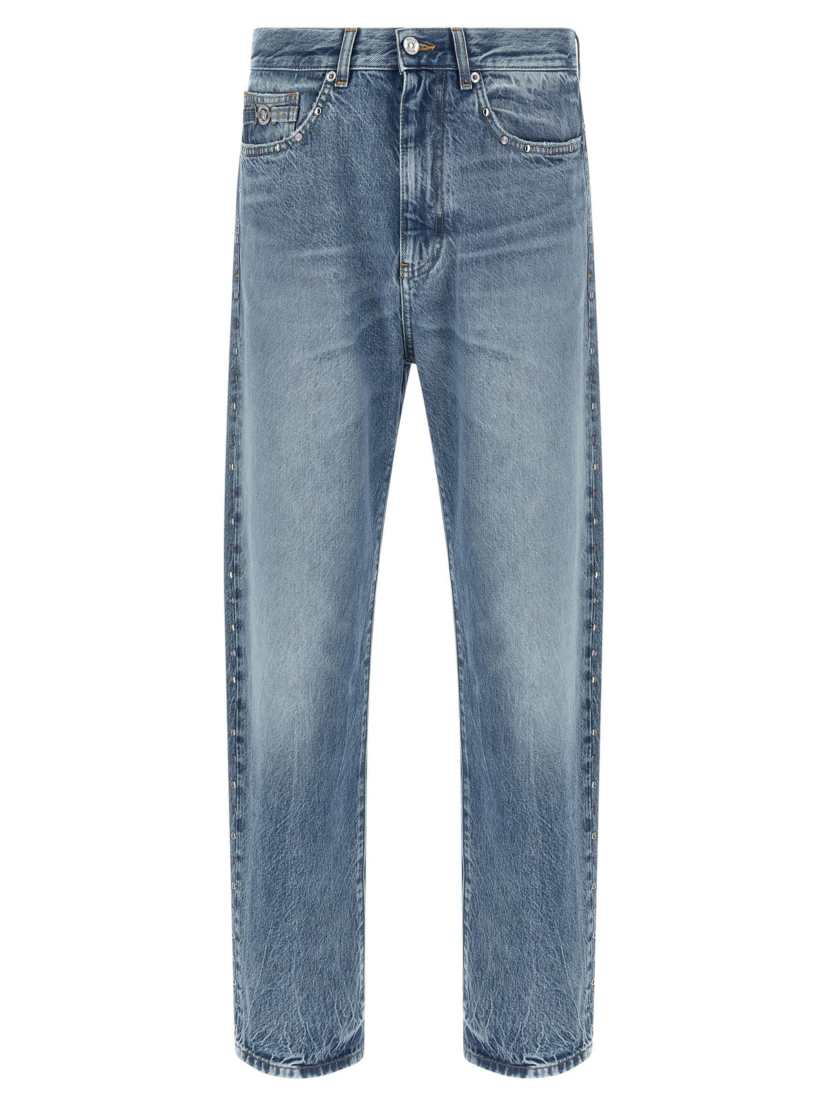 Versace Studded Jeans Blue